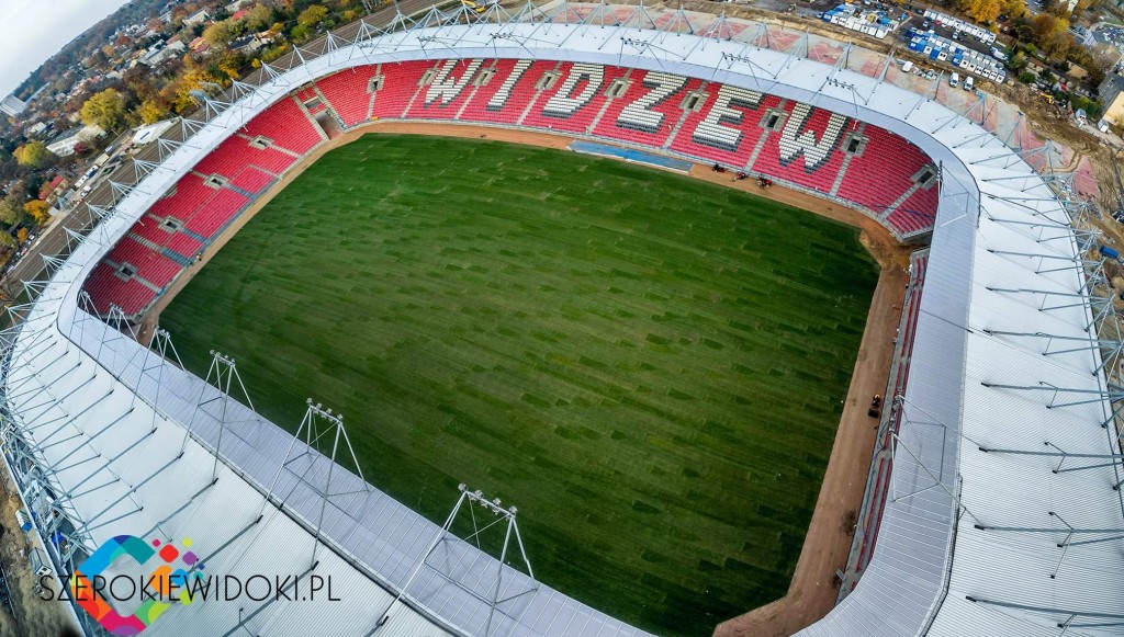 Budowa Stadionu Foto Dron Widzewtomy Oficjalny Portal