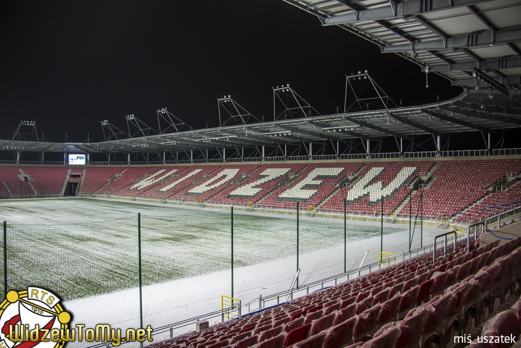 Budowa Stadionu Noc Foto Hd Widzewtomy Oficjalny