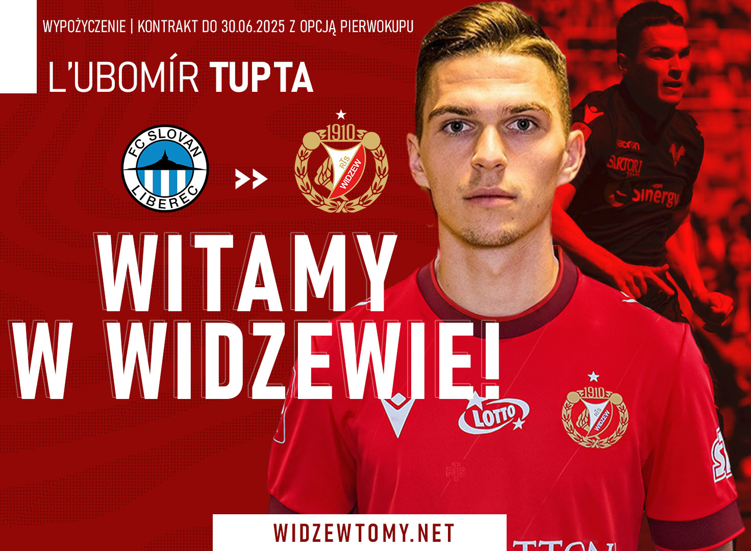 Oficjalnie: Tupta nowym zawodnikiem Widzewa!